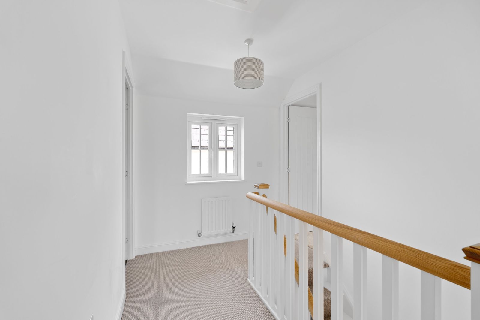 The landing and stairs