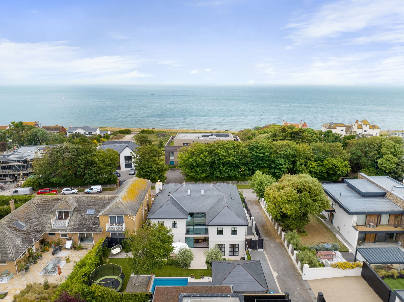 Southwinds from the air, with the sea beyond